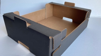 Caja de cartón ondulado para frutas y hortalizas