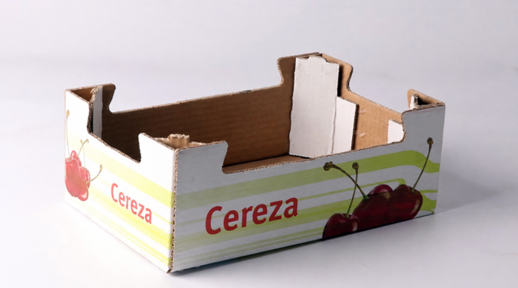 Caja de cartón para cereza